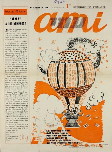 Ami : Mensuel pour la Jeunesse. Vol.09 N°100 (01 nov. 1957)